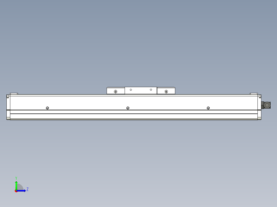 Toyo东佑达直线模组-ECH12-200-M+煞車左视图