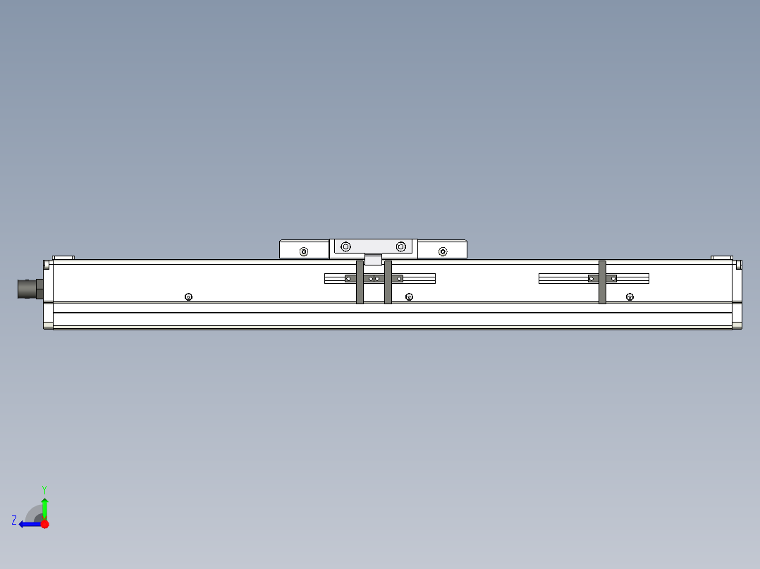 Toyo东佑达直线模组-ECH12-200-M+煞車右视图