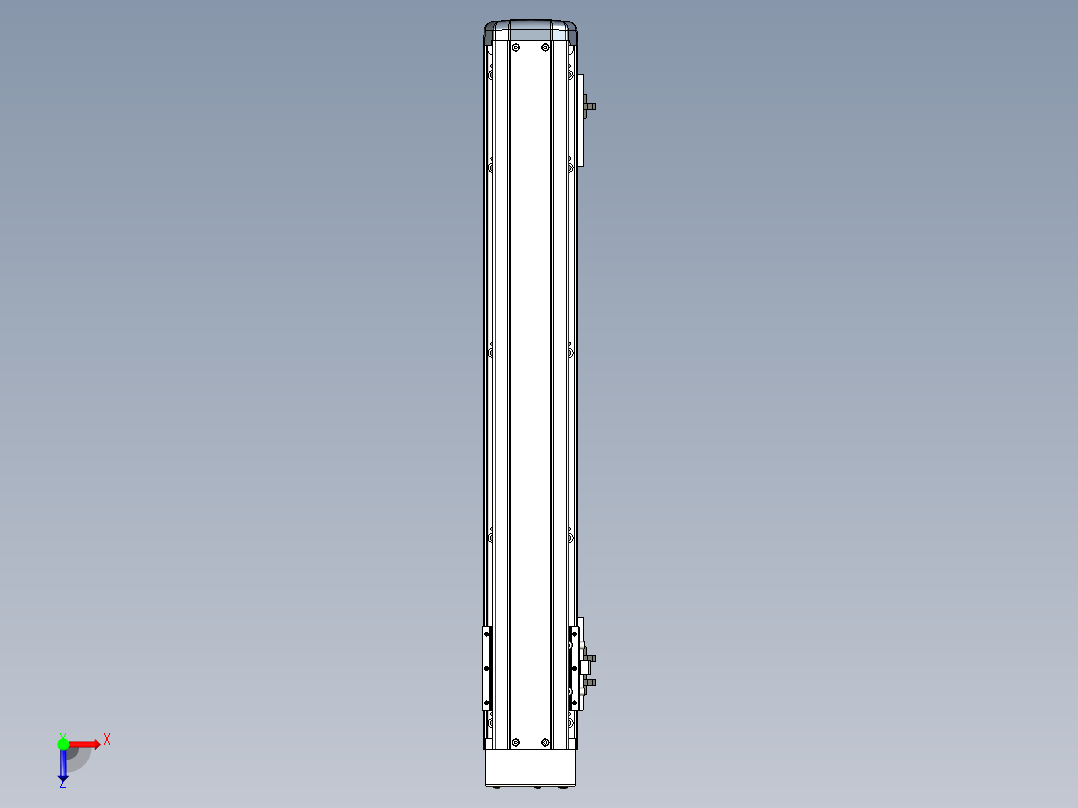 Toyo东佑达直线模组-ETH10-600-BM-200W+煞車俯视图
