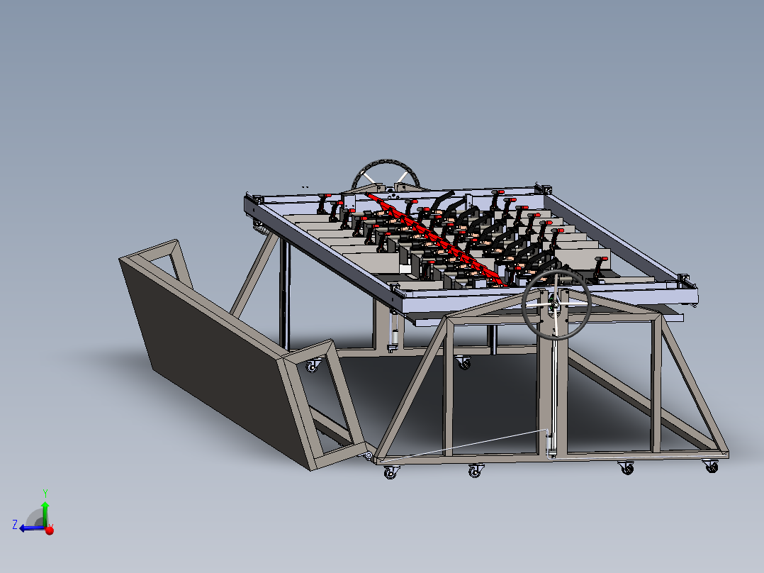 机翼装配工作台