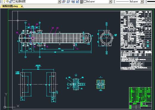 U型管式换热器设计【优秀含CAD图纸12张】 包含CAD图纸说明缩略图