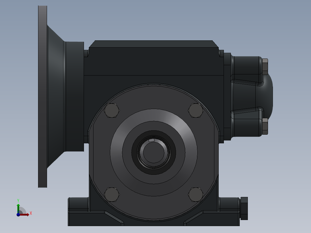齿轮减速器3D图纸 INVENTOR设计 附STP