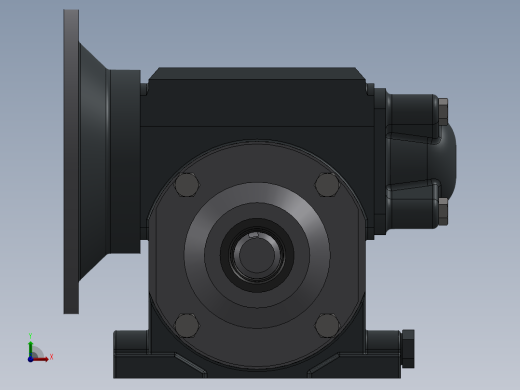 齿轮减速器3D图纸 INVENTOR设计 附STP