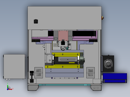 半罩雕铣机前视缩略图