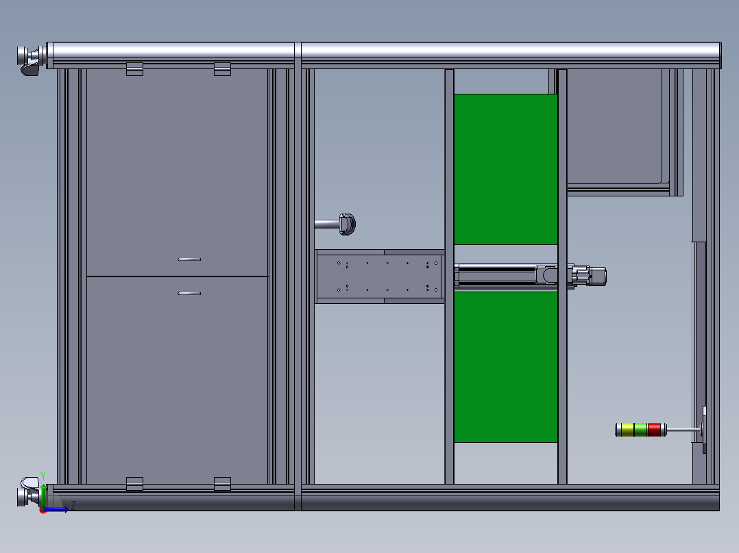 ST20-EVP产品轴承压装机左视图