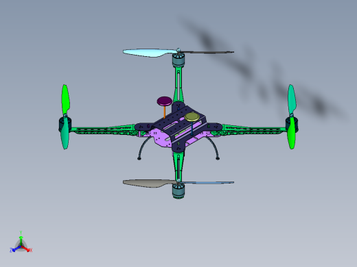 碳纤维折叠便携式跟拍无人机