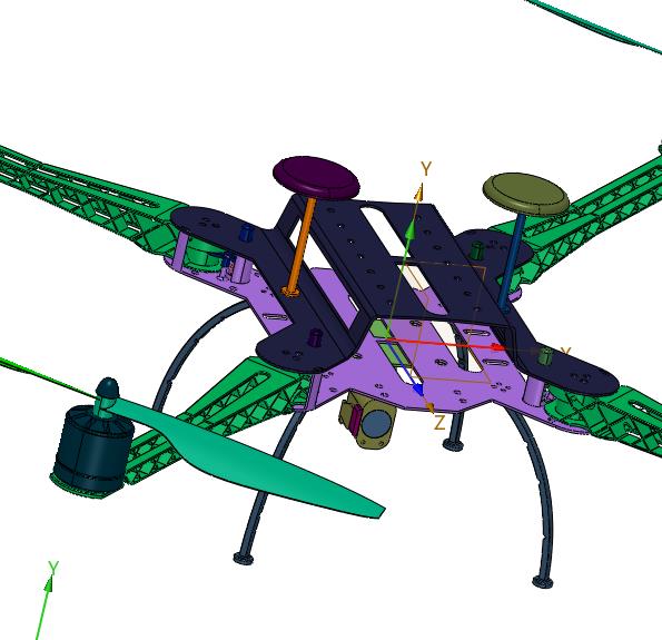 碳纤维折叠便携式跟拍无人机