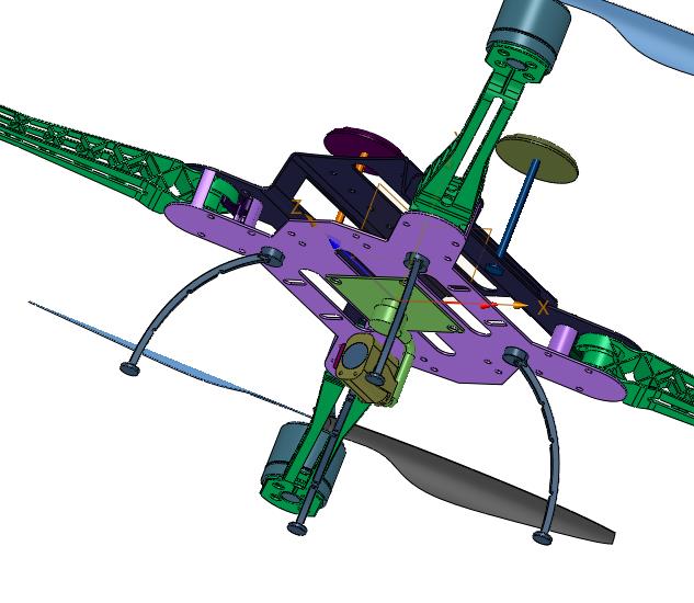 碳纤维折叠便携式跟拍无人机