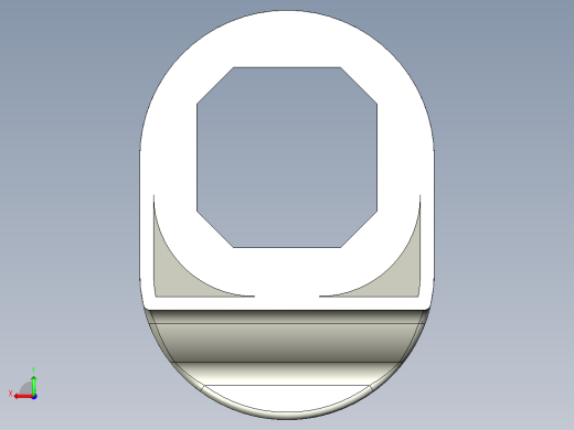 鎖(內三角形)5572-3D多系列多零件图纸模型后视缩略图