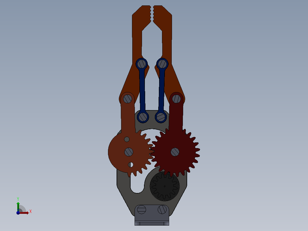 机械爪 3D图纸 (53)前视图