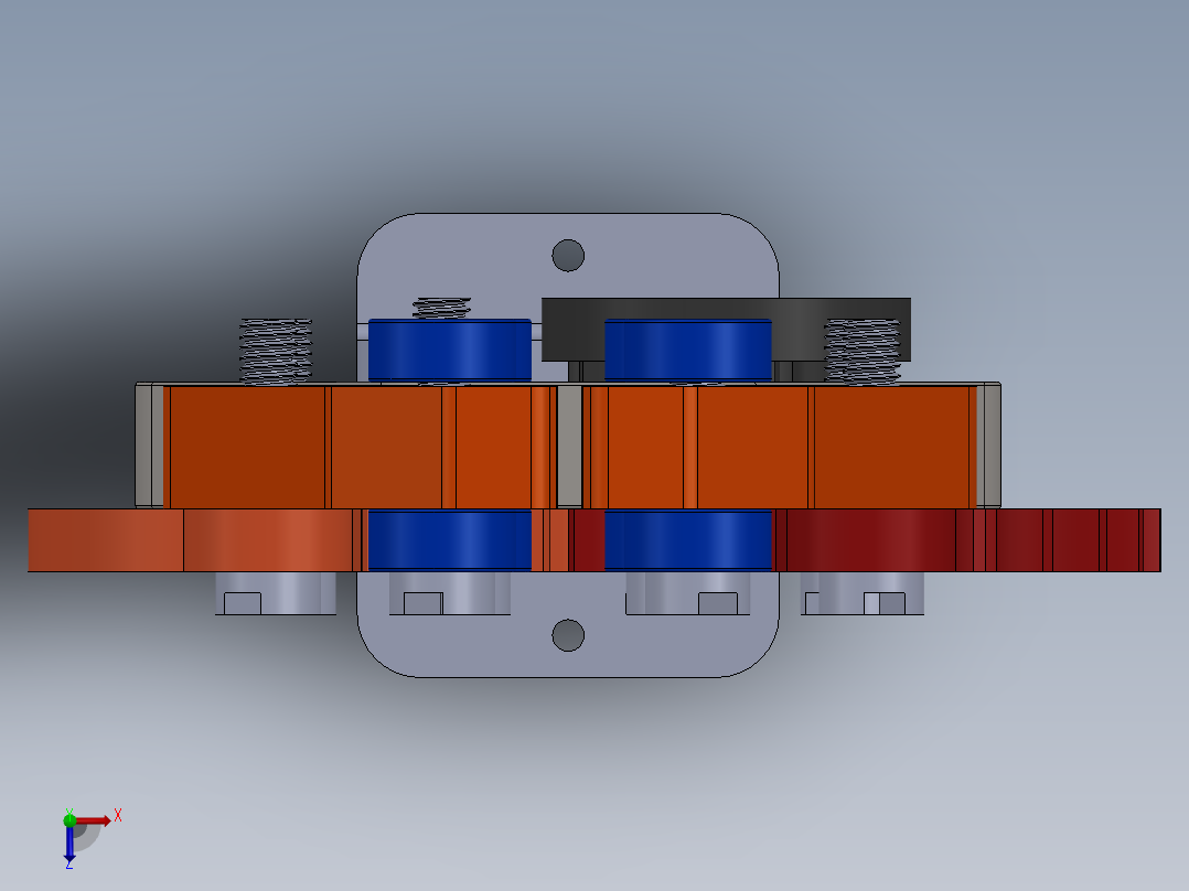 机械爪 3D图纸 (53)俯视图