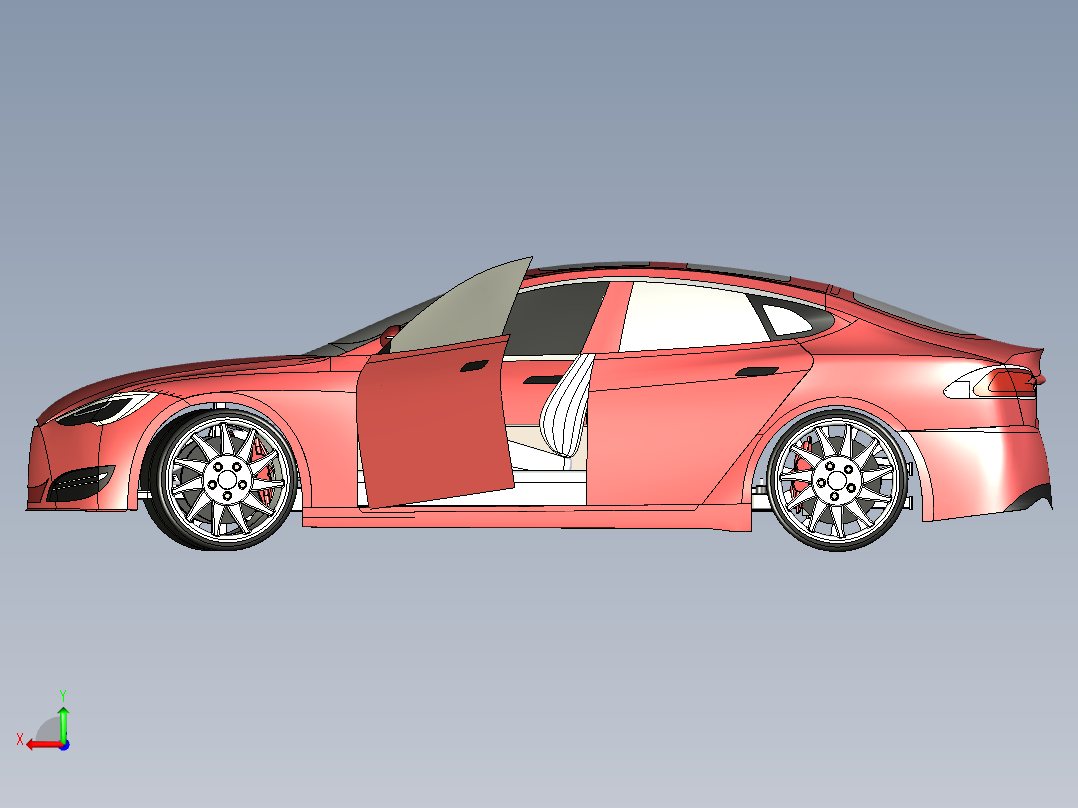 特斯拉tesla Moodel 3==1544113==vip后视图