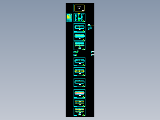 安徽某公司钢结构工程CAD