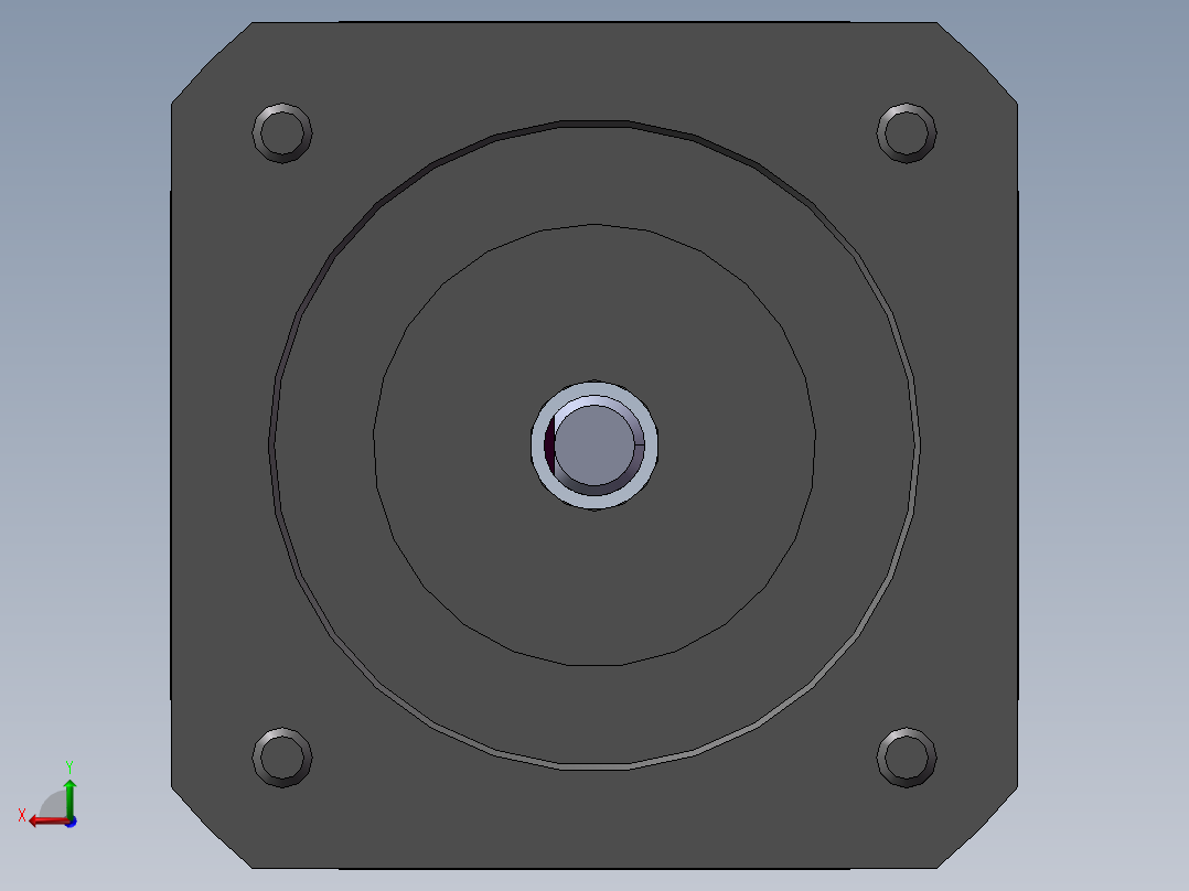 雷赛步进电机42CM06后视图