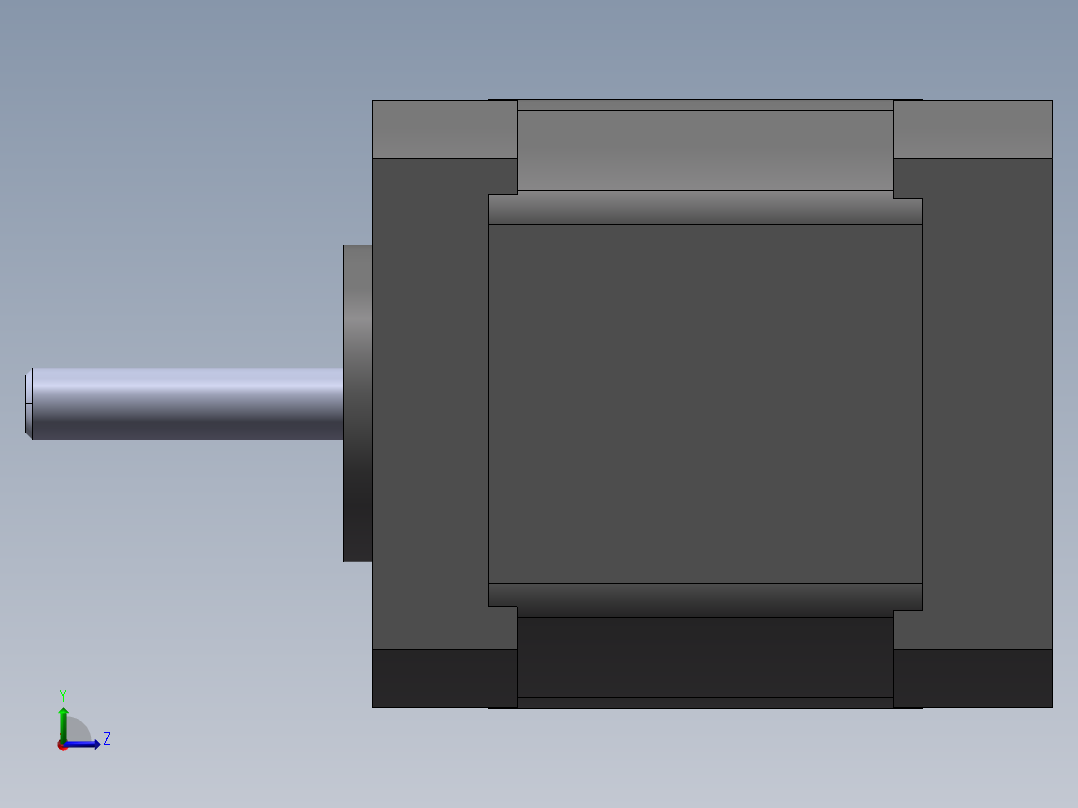 雷赛步进电机42CM06左视图