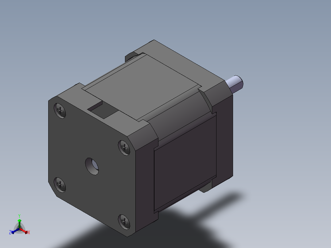 雷赛步进电机42CM06正等轴测图