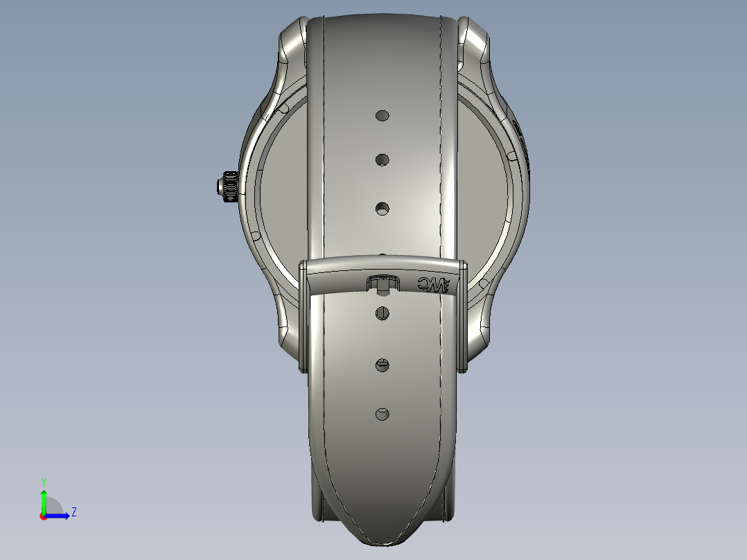 帆船手表左视图