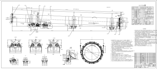 5.2×74m回转窑总图及基建图CAD缩略图