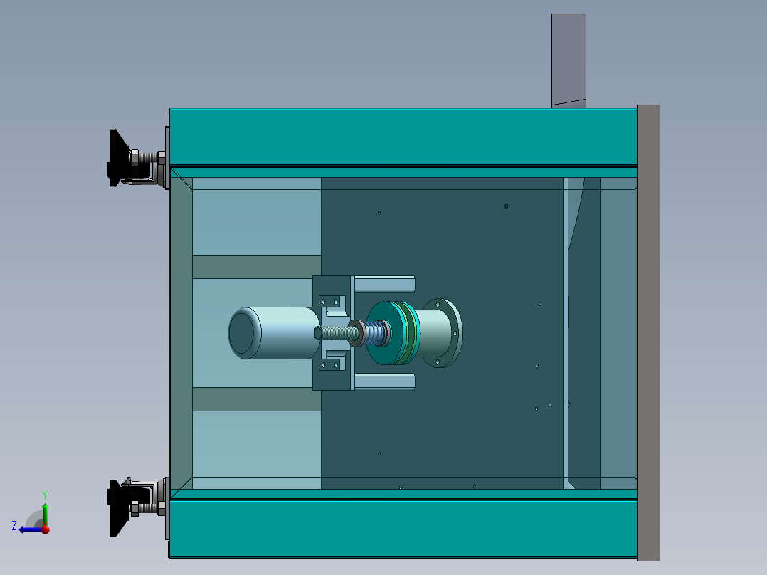 理瓶机设计右视图