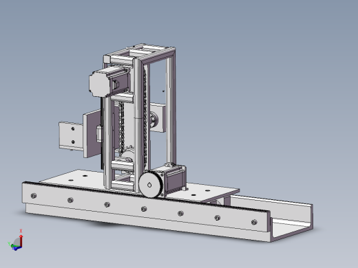 齿条链条移动机