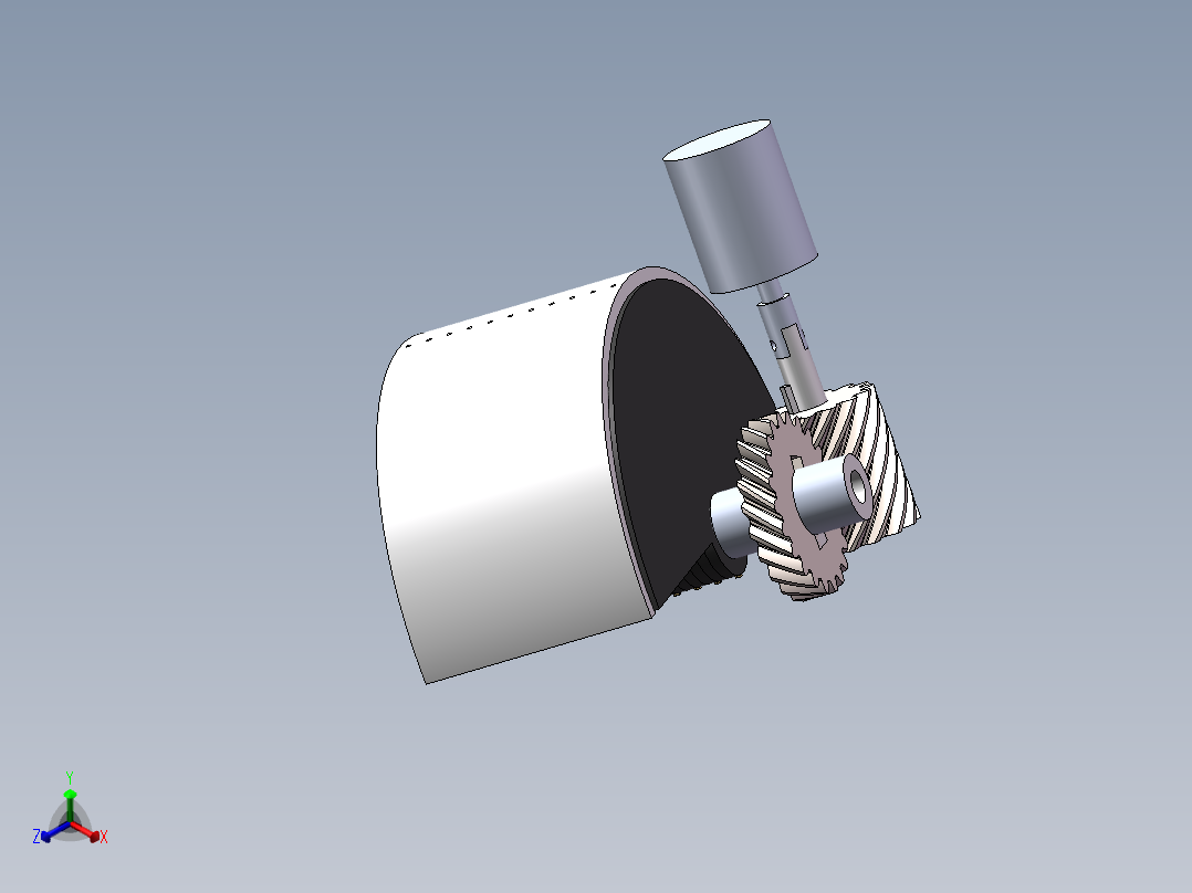 重力调节正等轴测图