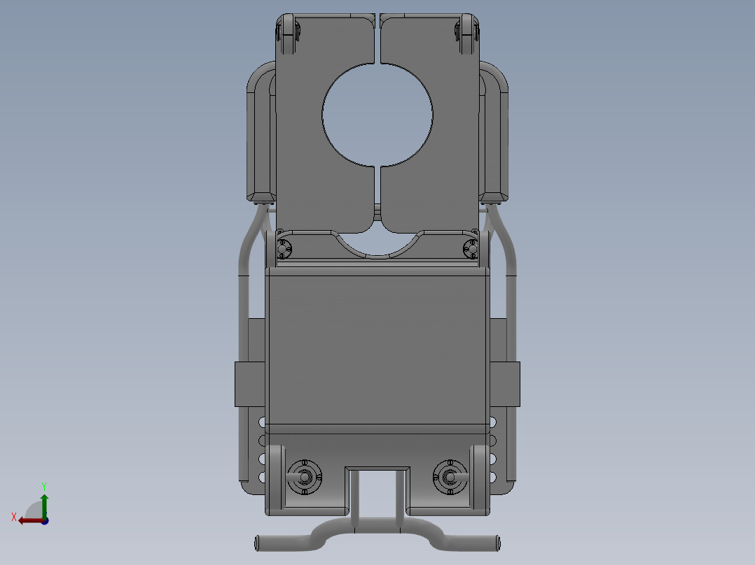 1_助力设备 包含三维和CAD图纸后视图