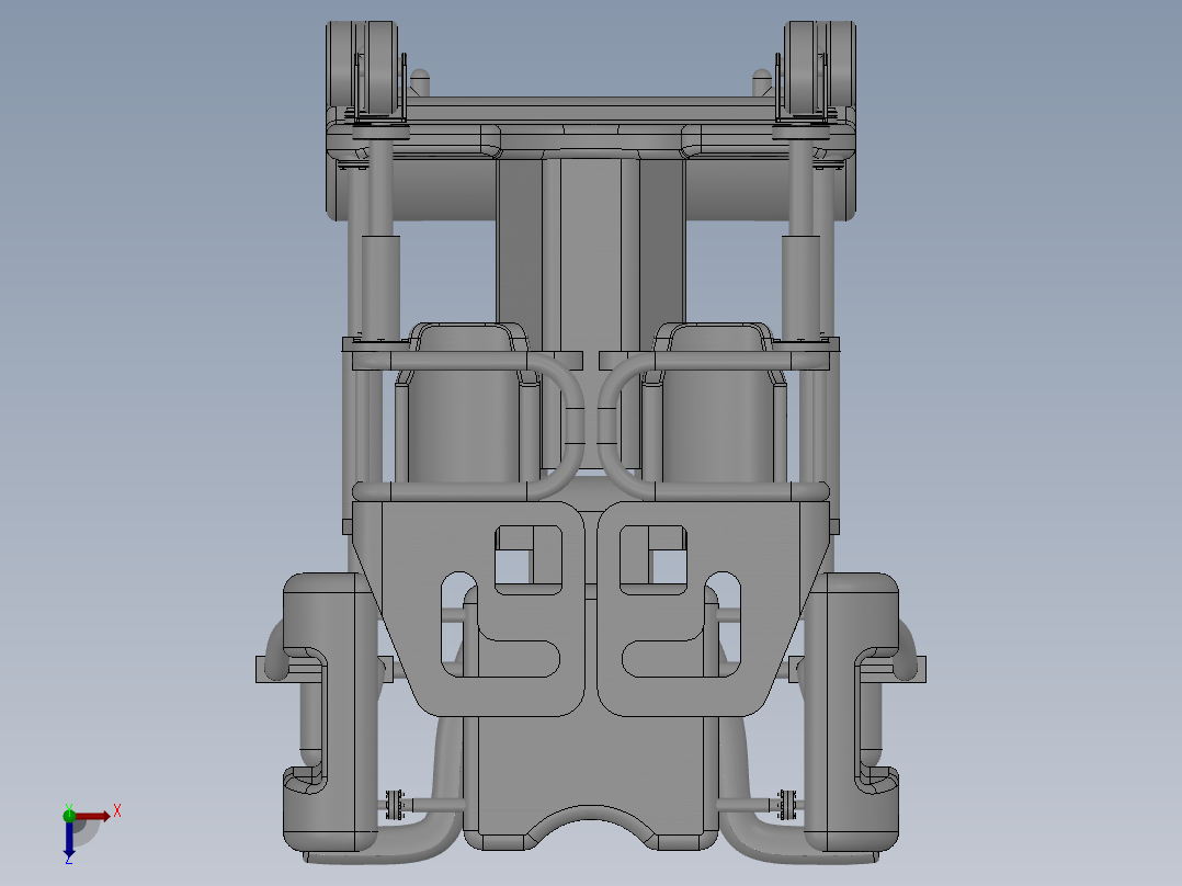 1_助力设备 包含三维和CAD图纸俯视图