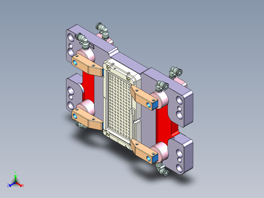 R3-笔记本CNC工装夹具三维模型CNC3-1208正等轴测图