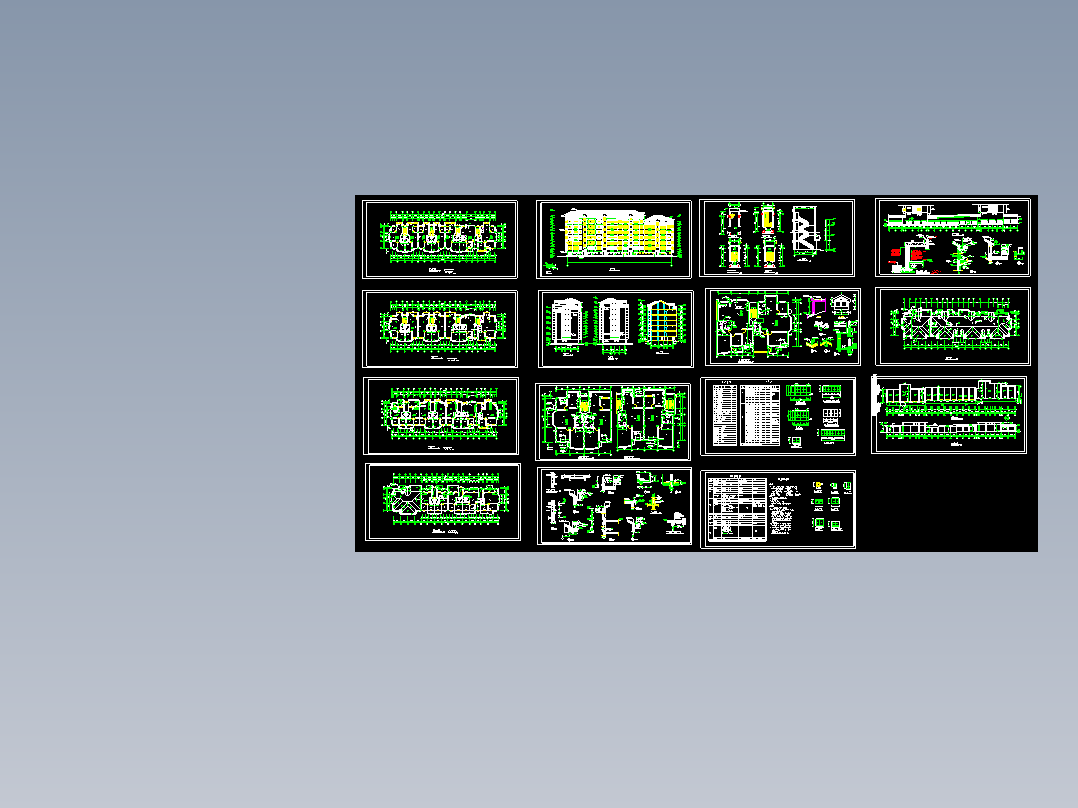 完整的住宅施工图纸