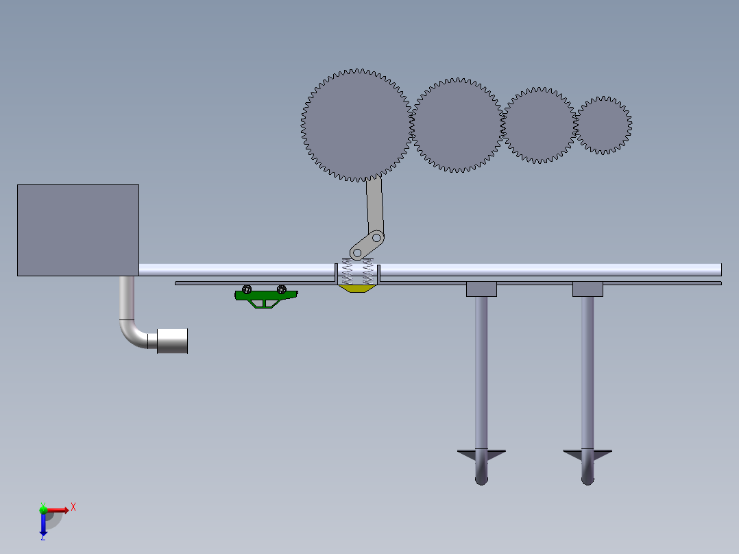 智能道路系统俯视图