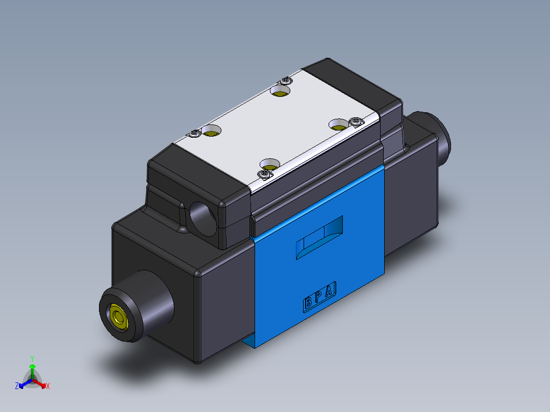 Continental Hydraulics-VSD05M_3X_GB_60L液压元件正等轴测图