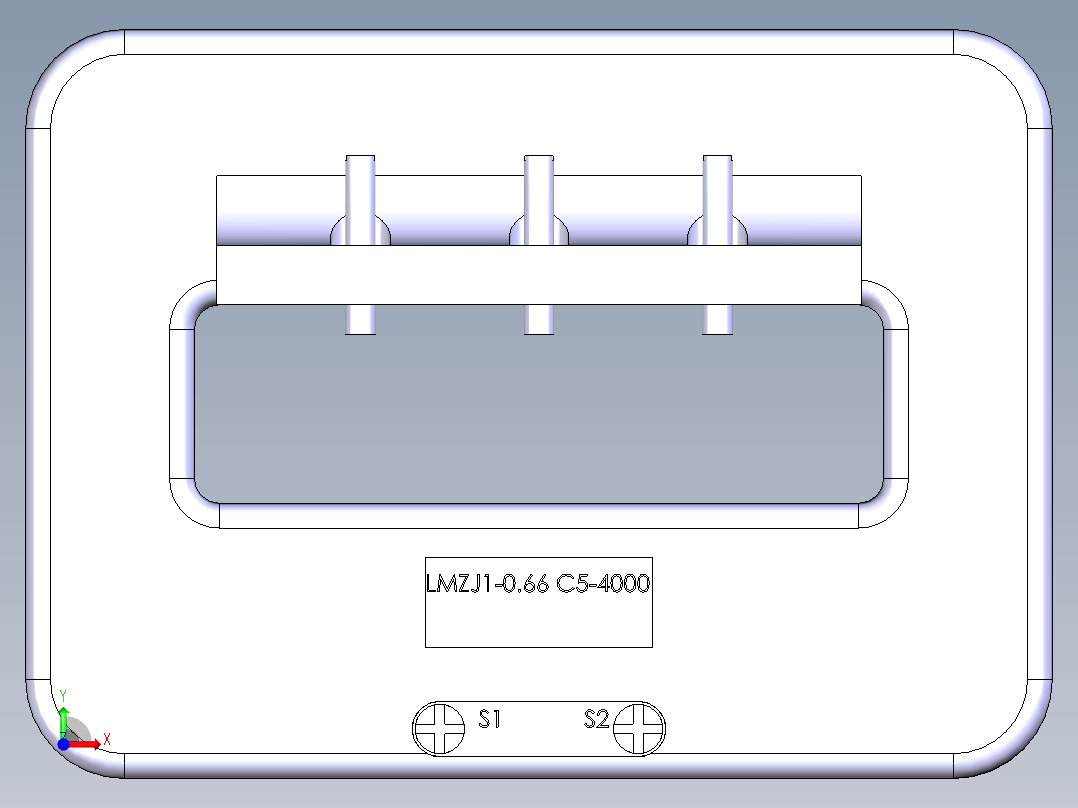 德力西电气 LMZJ1-0.66 C5-4000前视图