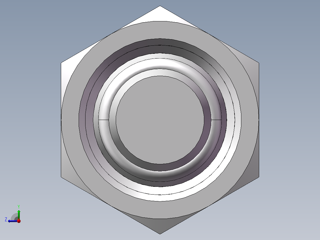 锥孔螺堵、9C-14右视图