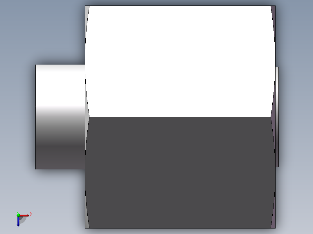 锥孔螺堵、9C-14俯视图