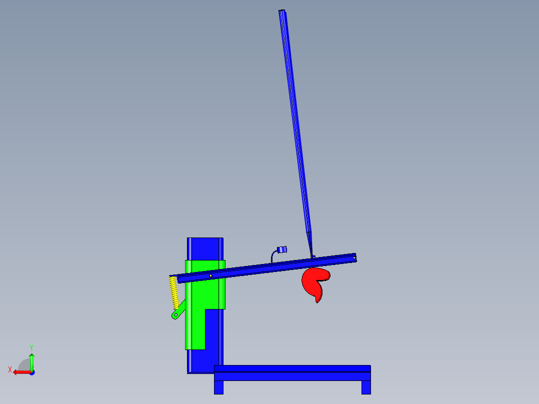 B2004006-椰子开壳器后视图