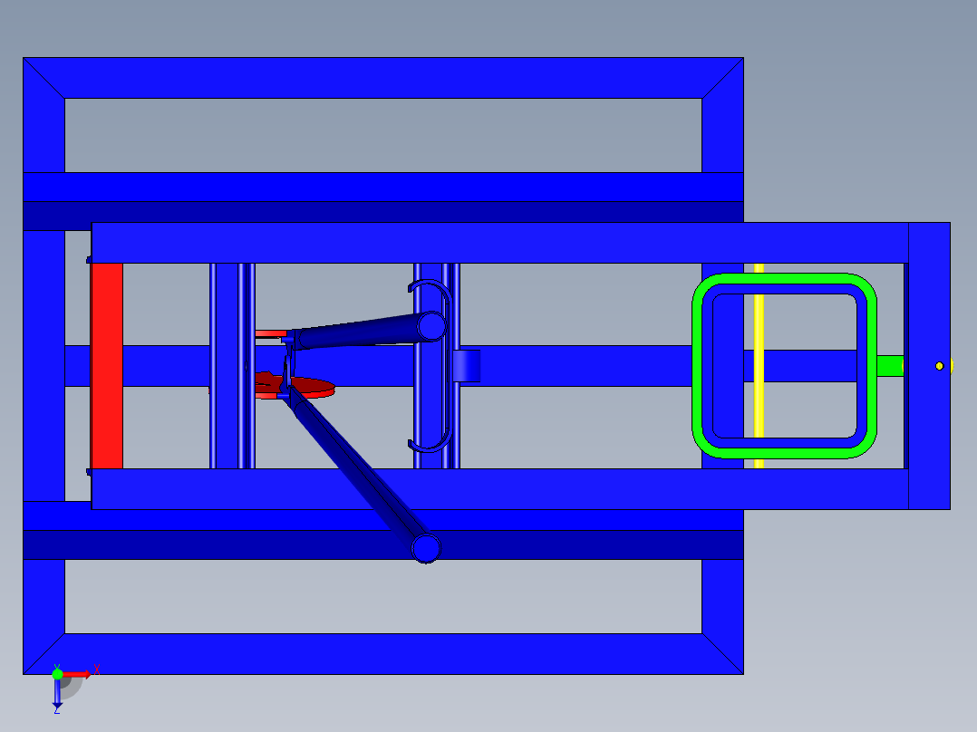 B2004006-椰子开壳器俯视图
