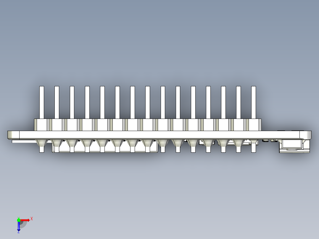 电路板、主板(117)俯视图