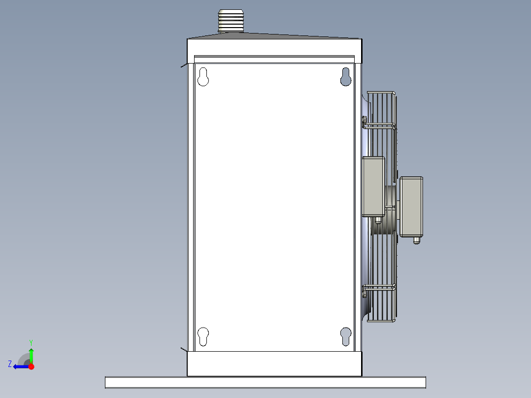 A3004042-冷却储存蒸发器（立式）右视图