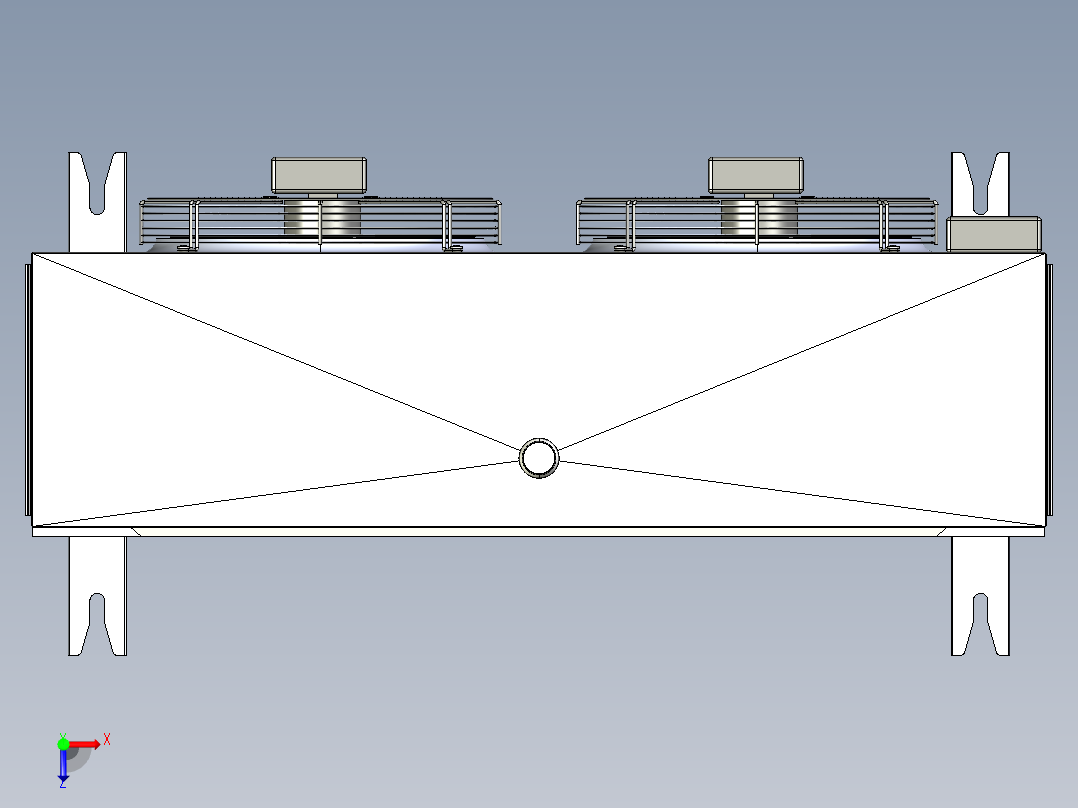 A3004042-冷却储存蒸发器（立式）俯视图