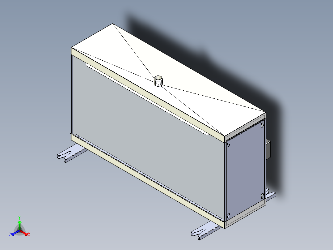 A3004042-冷却储存蒸发器（立式）正等轴测图