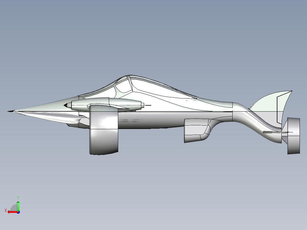 B2004835-喷气式水陆两栖车后视图