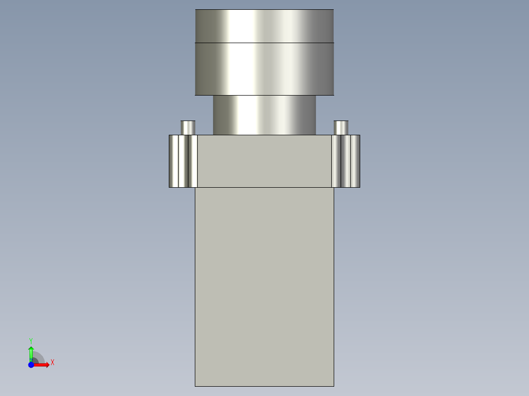 XB2BW33B1C带灯绿色按钮压机3前视图