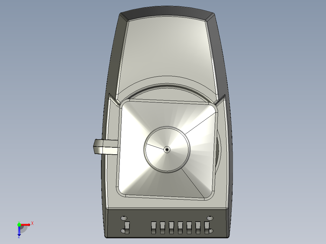 电子调速功能的搅肉机俯视图