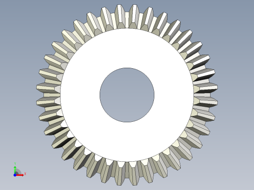 A0004058-36齿锥齿轮前视缩略图