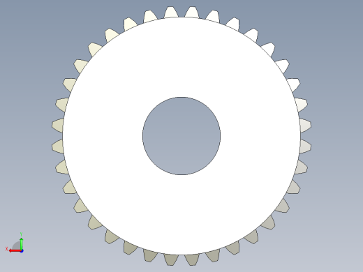 A0004058-36齿锥齿轮后视缩略图