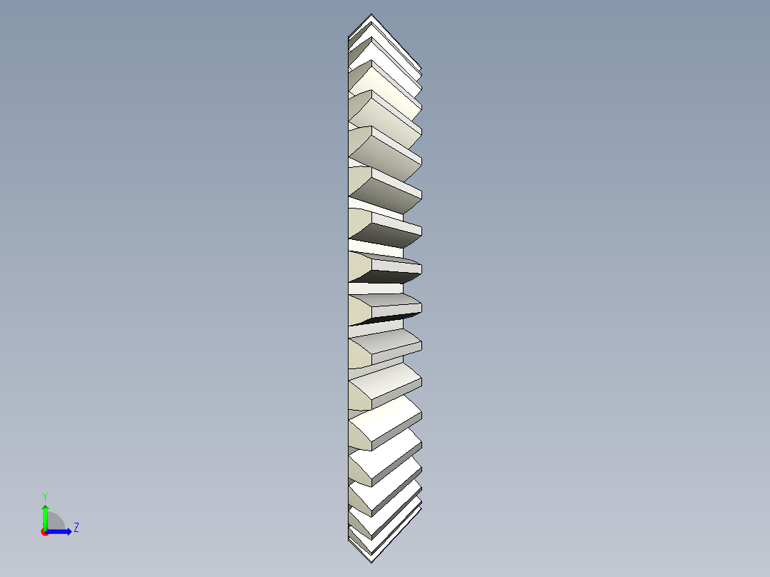 A0004058-36齿锥齿轮左视图