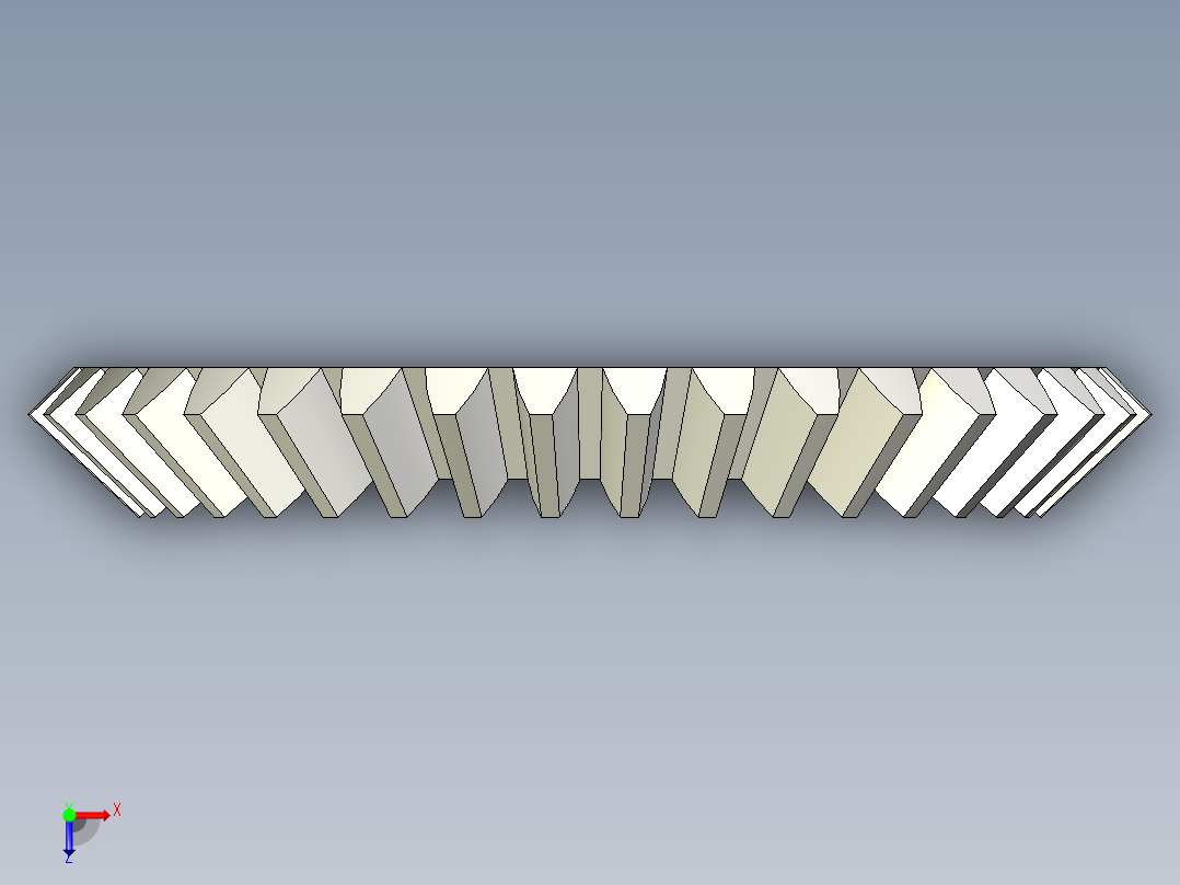 A0004058-36齿锥齿轮俯视图