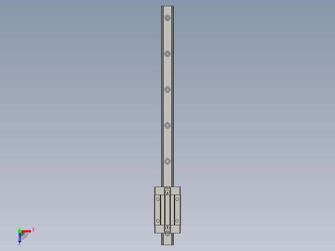 上银HGH20CA2R400ZAPI-LXYC-BOSS俯视图