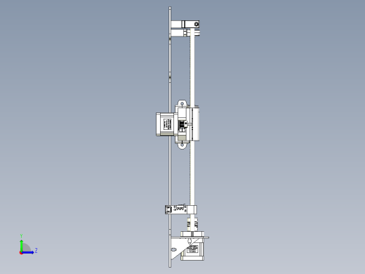 伺服多轴移动机构设计左视缩略图