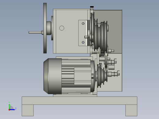 高低速变换功能的卷绳机左视缩略图